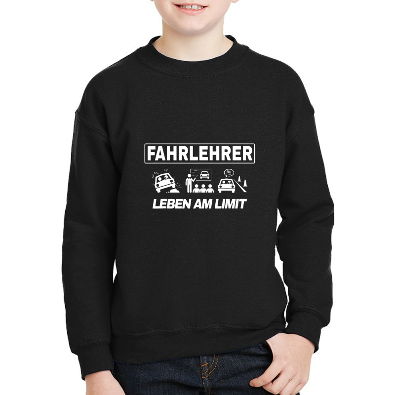 Herren Fahrlehrer Leben Am Limit Fahrschullehrer Männer Geschenk Youth Sweatshirt by netintern | Artistshot