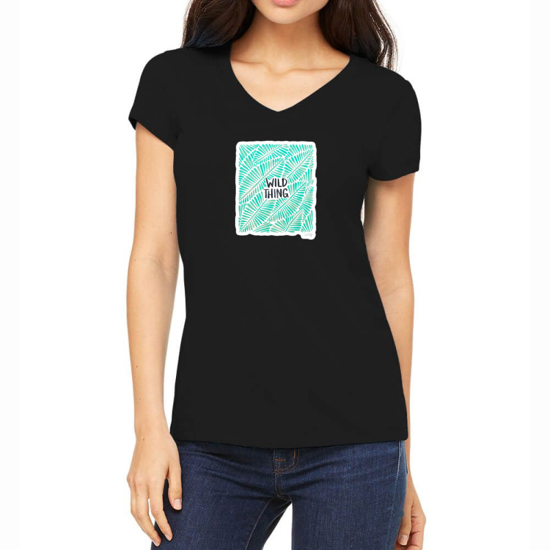 D%c3%ada De Muertos Calavera Mexican Sugar Skull Black And Turquoise O Women's V-Neck T-Shirt by vebian33 | Artistshot