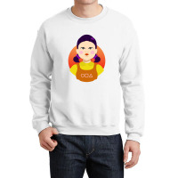 Red Light Green Light   Game Doll Crewneck Sweatshirt | Artistshot