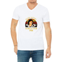 Coming To America Randy World Tour 1988 Vintage V-neck Tee | Artistshot