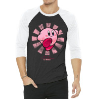 Retro Kirby Plush 3/4 Sleeve Shirt | Artistshot