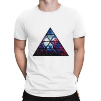 Galaxy Triangle Funny Banter Illuminati Stars Planets Bold Eye T-shirt | Artistshot