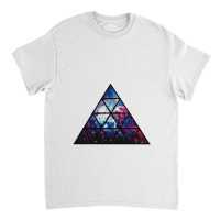 Galaxy Triangle Funny Banter Illuminati Stars Planets Bold Eye Classic T-shirt | Artistshot