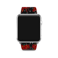 Bee Xmas Matching Family Buffalo Plaid Bee Christmas Pajama 615 Apple Watch Band | Artistshot