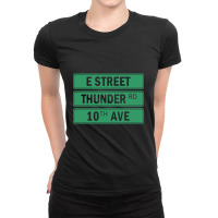 Springsteen E Street Thunder Ladies Fitted T-shirt | Artistshot