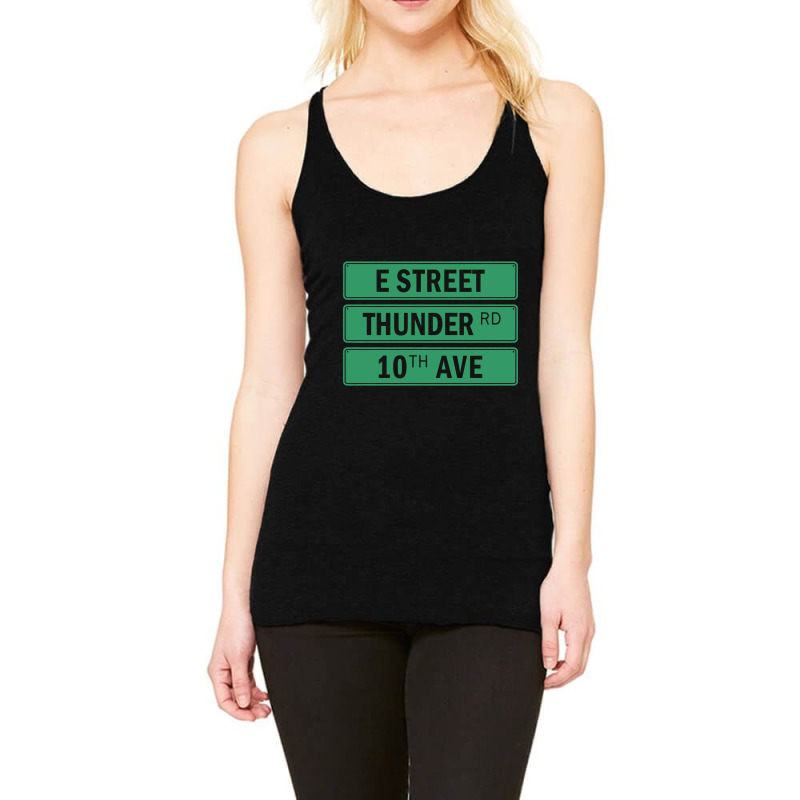 Springsteen E Street Thunder Racerback Tank by mampubae | Artistshot