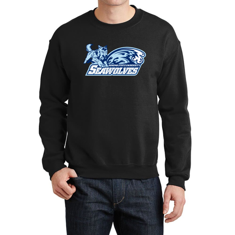 Sonoma State Seawolves Crewneck Sweatshirt | Artistshot