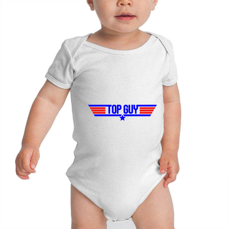 Top Guy   Top Gun Parody Baby Bodysuit | Artistshot