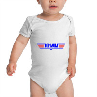 Top Mum   Top Gun Parody Baby Bodysuit | Artistshot