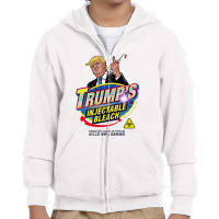 Trump's Injectable Bleach Youth Zipper Hoodie | Artistshot