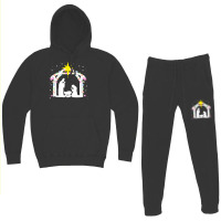 Christian Christian Merry Christmas Xmas Jesus Nativity 31 Bibble Jesu Hoodie & Jogger Set | Artistshot