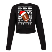 Football Football Ugly Christmas Sweater Xmas Love Football Christmas Cropped Sweater | Artistshot