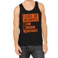 Funny Level Of Awesomeness Low Guitar Tank Top | Artistshot