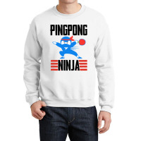 Funny Ping Pong Ninja Table Tennis Crewneck Sweatshirt | Artistshot