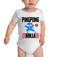 Funny Ping Pong Ninja Table Tennis Baby Bodysuit | Artistshot