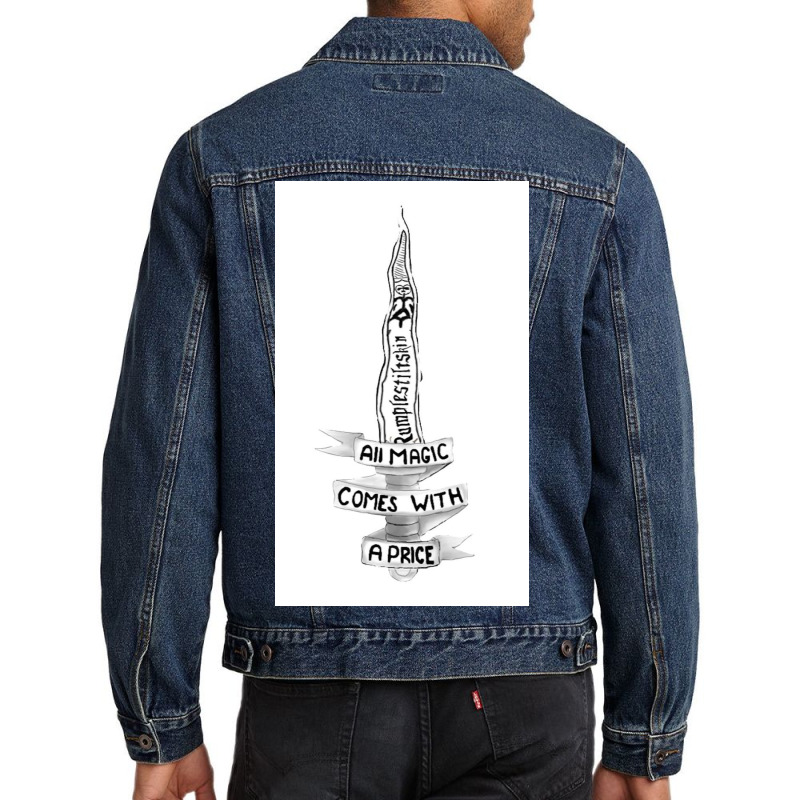 All Magic Comes With A Price Men Denim Jacket by Fraziernjn | Artistshot