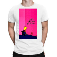 Alone Simpson T-shirt | Artistshot