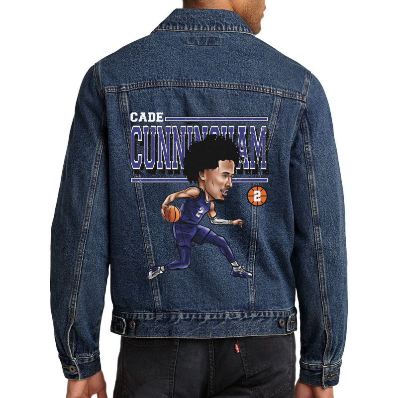 Cade Cunningham Cartoon Men Denim Jacket by kr205 | Artistshot