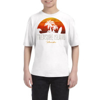 Treasure Island Beach Florida Fl Palms Vacation Surf Sunset T Shirt Youth Tee | Artistshot