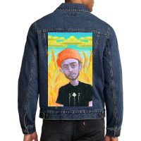 Amine Has Left The Chat Men Denim Jacket | Artistshot