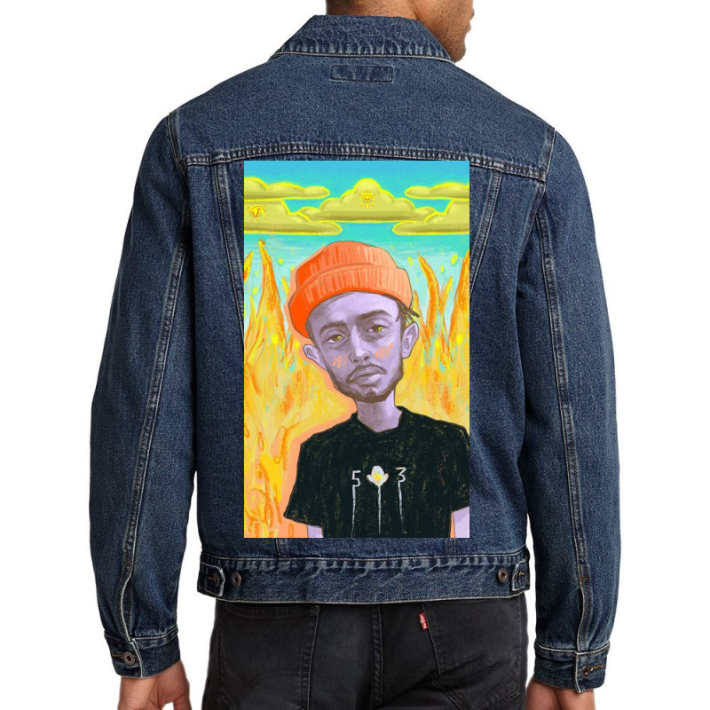 Amine Has Left The Chat Men Denim Jacket by Curtismbn | Artistshot