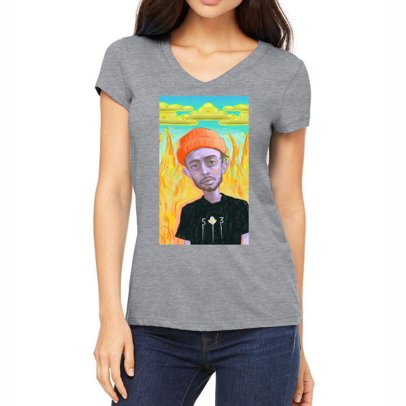 Amine Has Left The Chat Women's V-Neck T-Shirt by Curtismbn | Artistshot