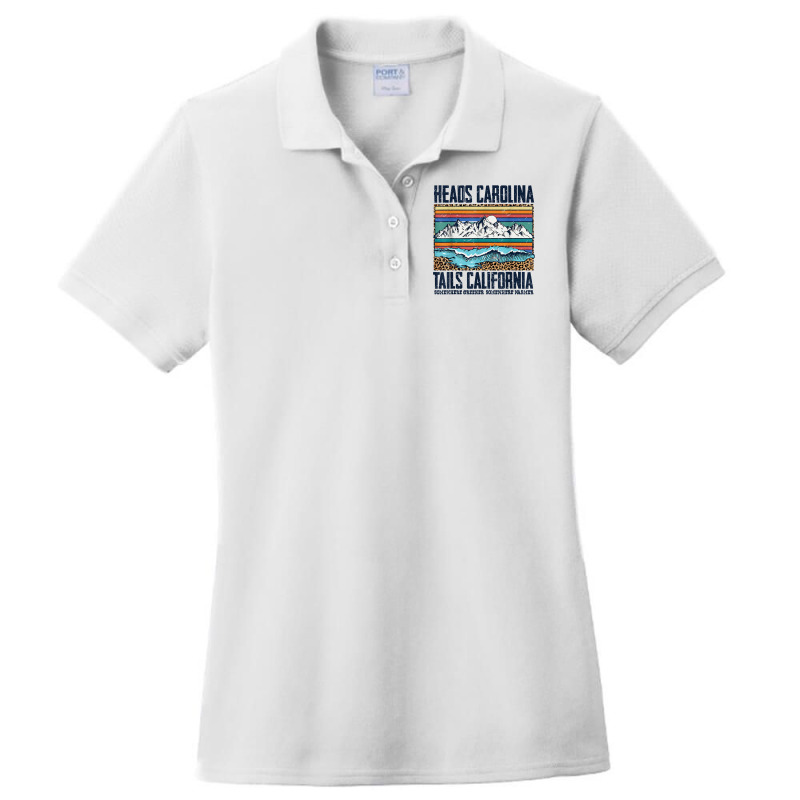 Vintage Heads Carolina Tail California Summer Beach Paradise T Shirt Ladies Polo Shirt | Artistshot