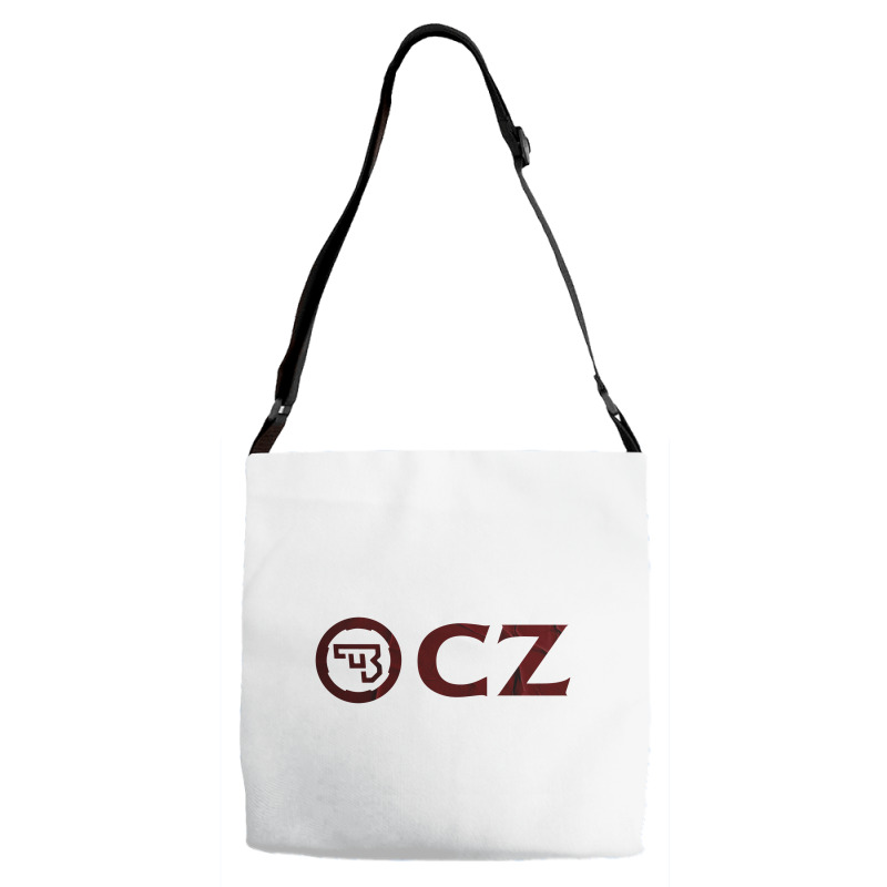 Enticing Simple Cz Pistol Red Design Adjustable Strap Totes | Artistshot