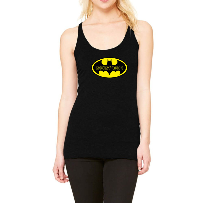 Dadman Bat Funny Racerback Tank by gani-75 | Artistshot