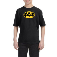 Dadman - Super Dadman Bat Hero Funny Youth Tee | Artistshot