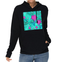 Mermaid Tail Seamless Pattern Lightweight Hoodie | Artistshot