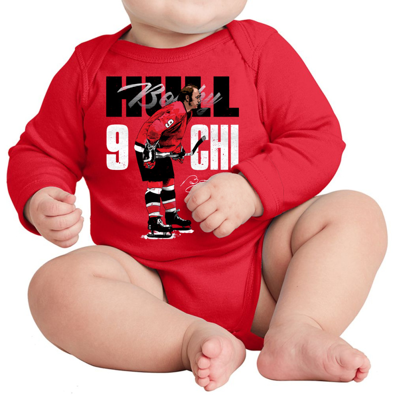 Bobby Hull Bold Long Sleeve Baby Bodysuit | Artistshot