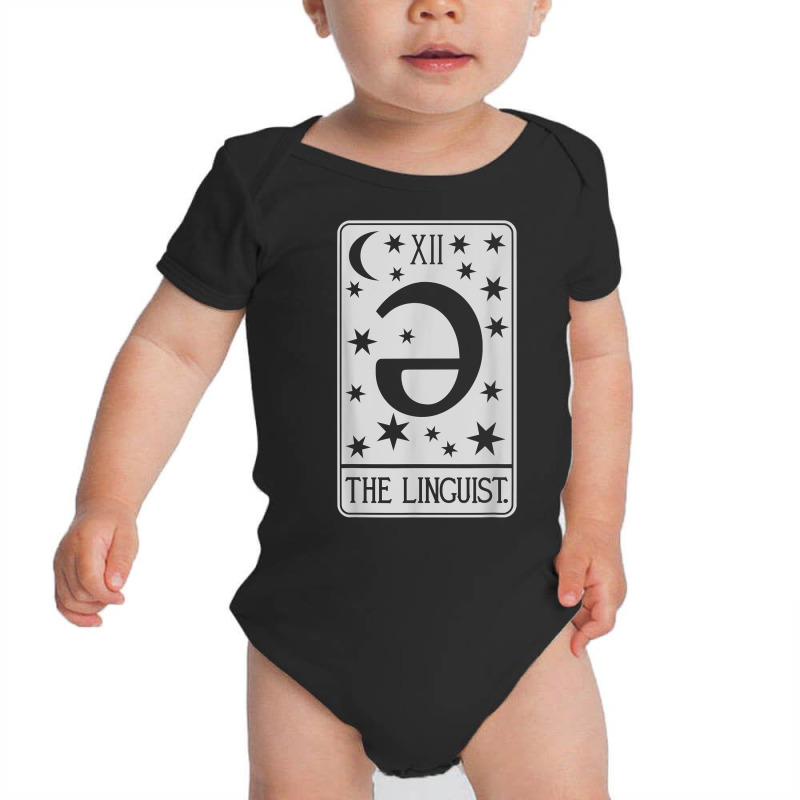 Linguist Tarot Card   Funny Phonetics Linguist Linguistics T Shirt Baby Bodysuit | Artistshot