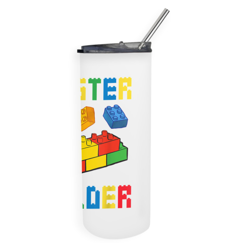 Brick Builder Funny Blocks Building Master Builder Toys Kids T Shirt Skinny Tumbler | Artistshot