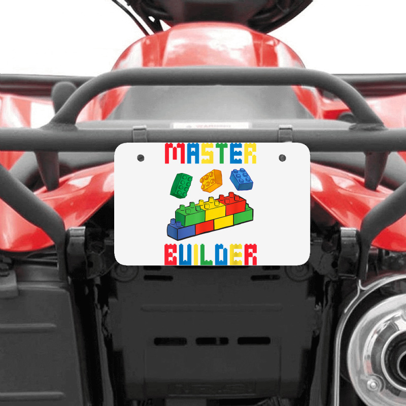 Brick Builder Funny Blocks Building Master Builder Toys Kids T Shirt Atv License Plate | Artistshot