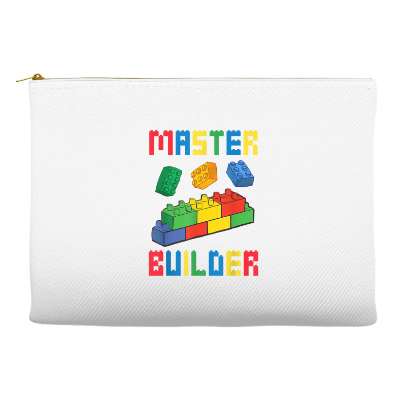 Brick Builder Funny Blocks Building Master Builder Toys Kids T Shirt Accessory Pouches | Artistshot