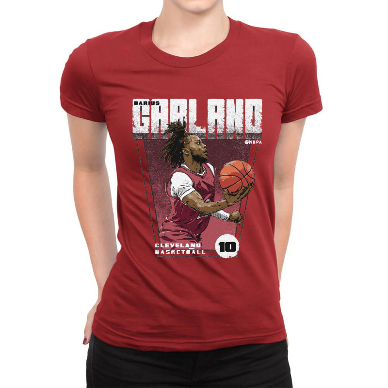 Darius Garland Premiere Ladies Fitted T-Shirt by kr205 | Artistshot