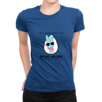 I'm A Vaccinated Peep Ladies Fitted T-shirt | Artistshot