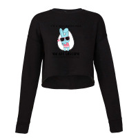 I'm A Vaccinated Peep Cropped Sweater | Artistshot