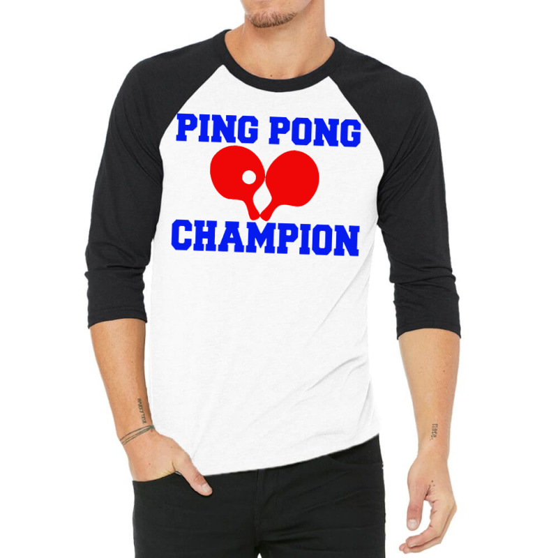 Ping Pong Champion 3/4 Sleeve Shirt | Artistshot