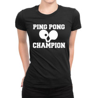 Ping Pong Champion Ladies Fitted T-shirt | Artistshot