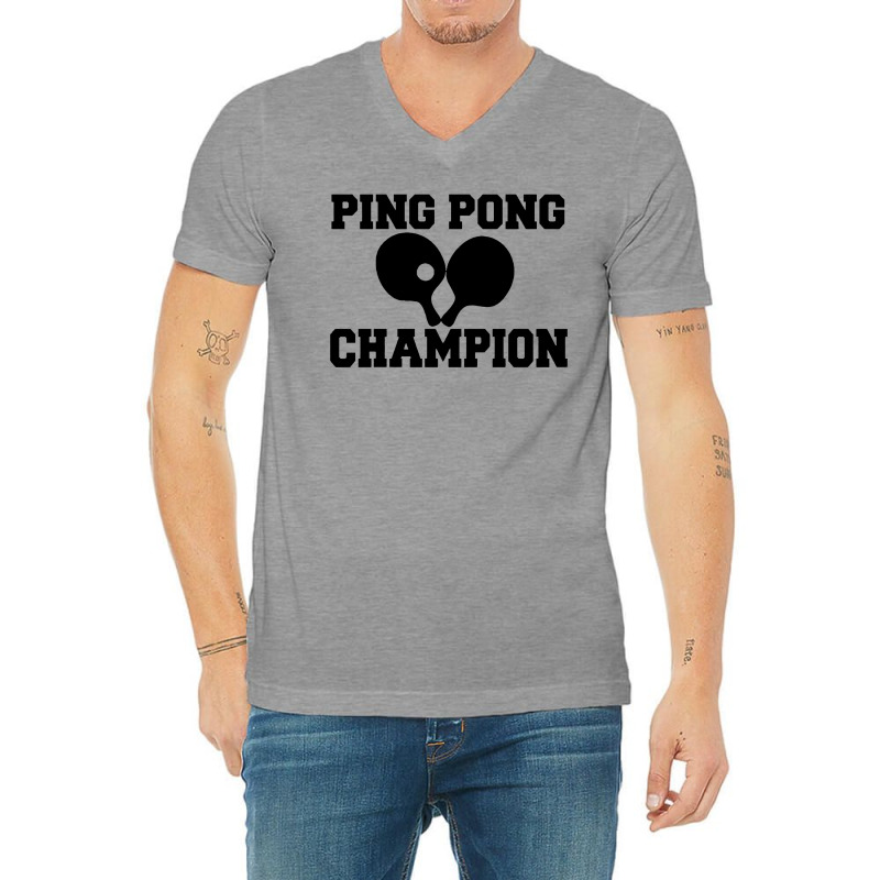 Ping Pong Champion V-neck Tee | Artistshot