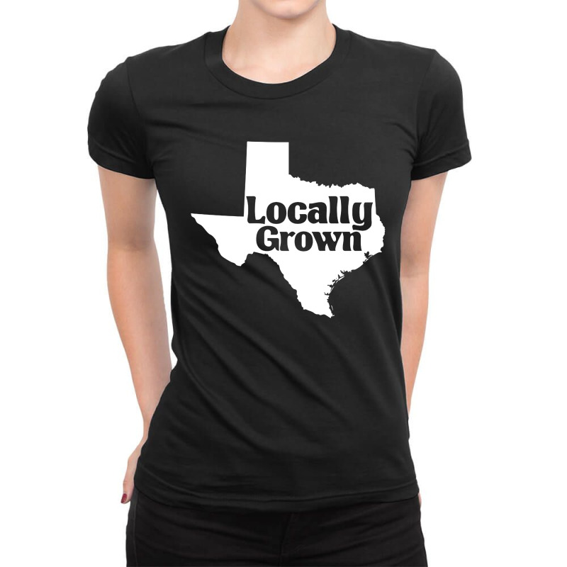 Locally Grown Ladies Fitted T-Shirt by Jalak | Artistshot