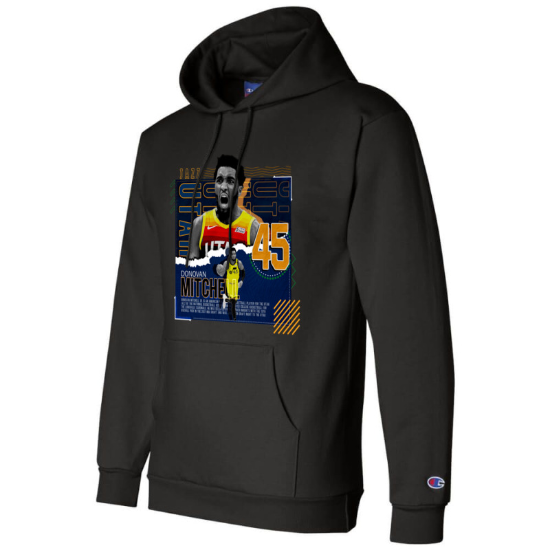 Donovan Mitchell Basketball Champion Hoodie by grahamlauren | Artistshot