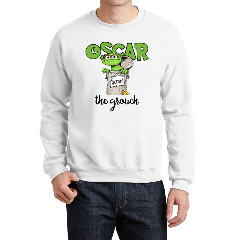 Oscar The Grouch Crewneck Sweatshirt | Artistshot