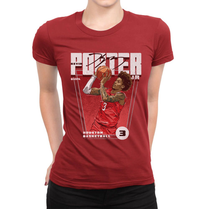 Kevin Porter Jr. Premiere Ladies Fitted T-Shirt by kr205 | Artistshot