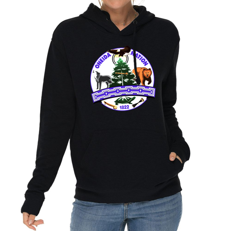 The Oneida Nation Seal Lightweight Hoodie | Artistshot