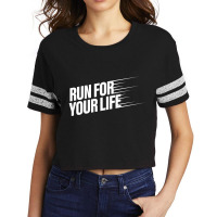 Run For Your Life Scorecard Crop Tee | Artistshot