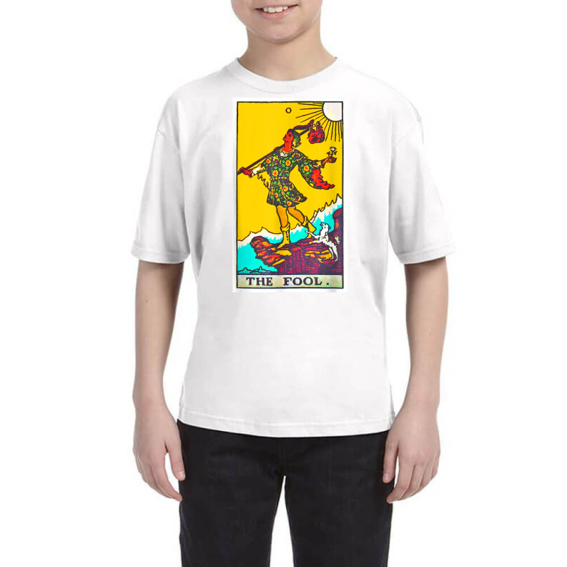 Fool Tarot Card Psychic Occult Metaphysical T Shirt Youth Tee by dequariusgoblirsch | Artistshot