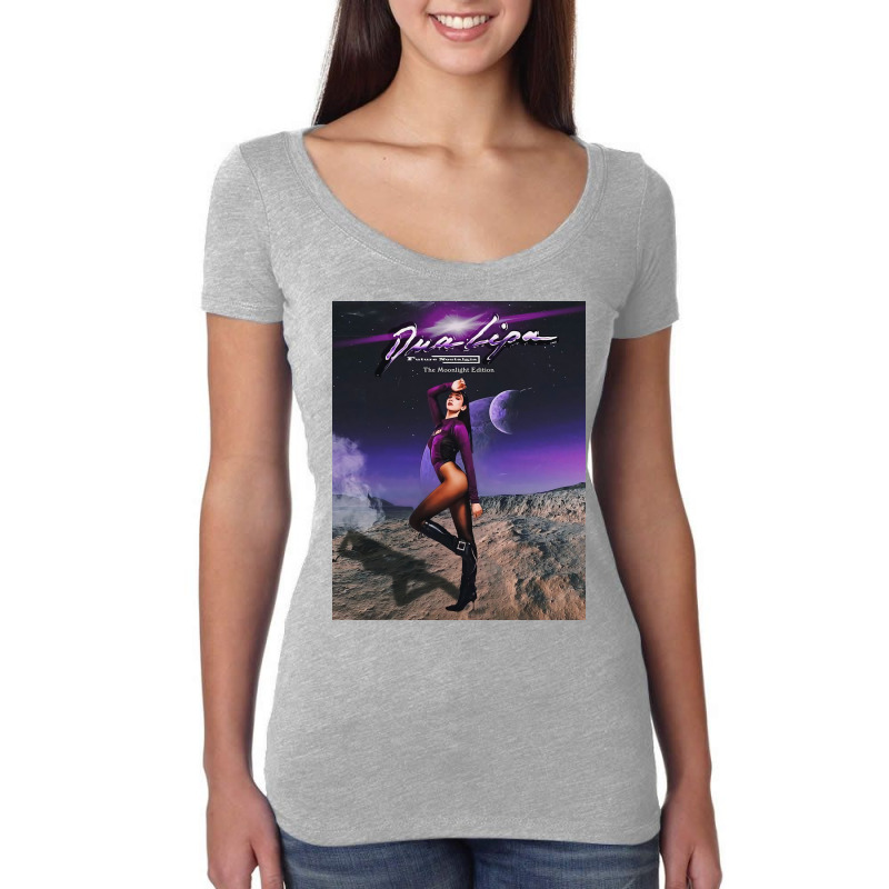 Dua Future Nonstalgia The Moonlight Edition Women's Triblend Scoop T-shirt by annaponder | Artistshot